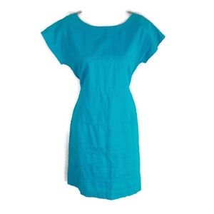 Banana Republic Aqua blue linen dress 2